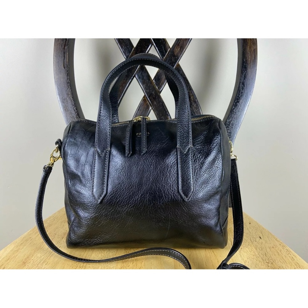 Black Fossil Sydney Satchel Original Style